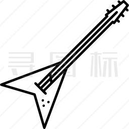电动金属吉他图标