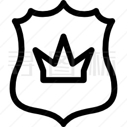 Queen Crown盾牌图标