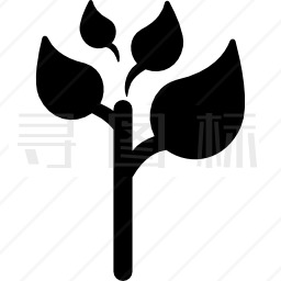 四叶植物图标