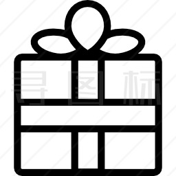礼品盒包装图标