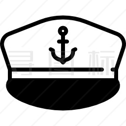 海军军帽简笔画图片