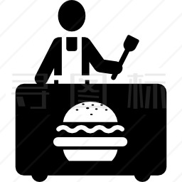 汉堡包自助餐图标