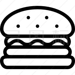 一个汉堡图标