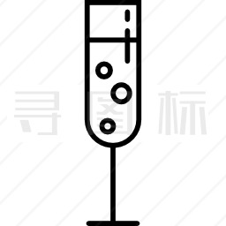 香槟酒杯图标