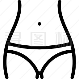 女子腰围图标