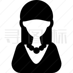 衣领女人图标