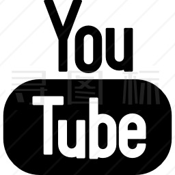 大YouTube标志图标