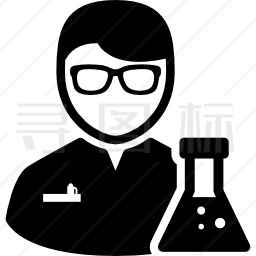 有任务的科学家图标