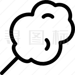 斜纹棉花糖图标