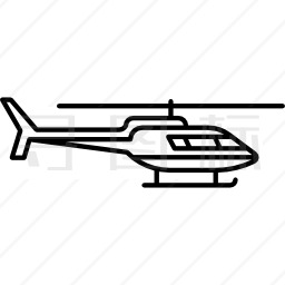 直面直升机图标