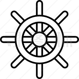 航海舵图标