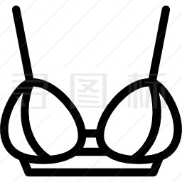 女胸罩图标