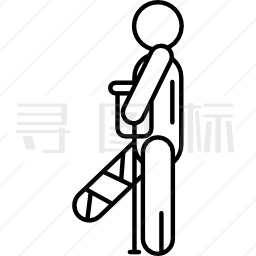 和Broken Leg在一起的男人图标