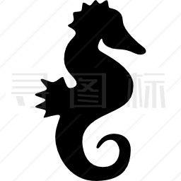 海马面向右侧图标