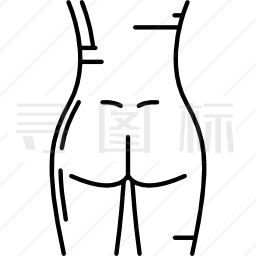 人体臀部图标