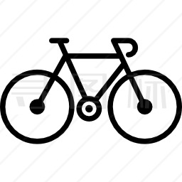 右面自行车图标