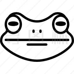 蛙头图标