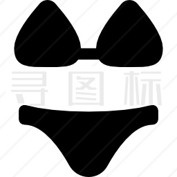 女子比基尼图标