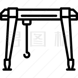 港口起重机图标