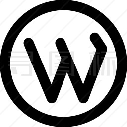 WordPress徽标图标