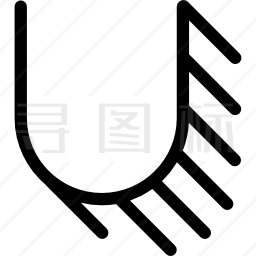 字母阴影图标