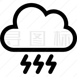 暴风雨图标