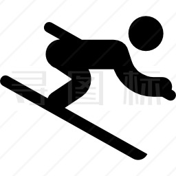 障碍滑雪图标