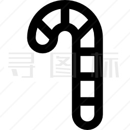 糖果手杖图标