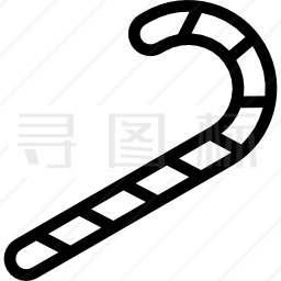 糖果手杖图标