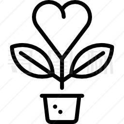 植物心形图标