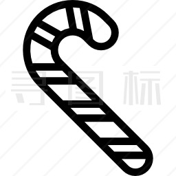 糖果手杖图标