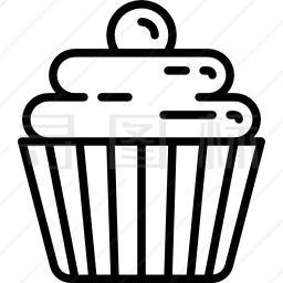 纸杯蛋糕图标