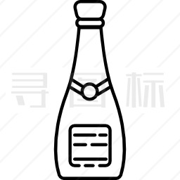 香槟酒瓶图标