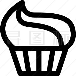 纸杯蛋糕图标