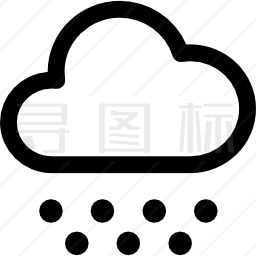 雨夹雪图标