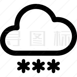 冰雹图标