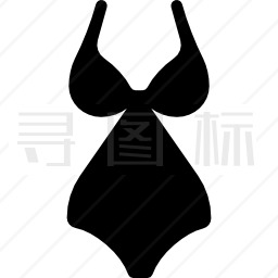 女子泳装图标