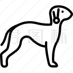 贝丁顿猎犬图标