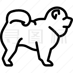 松狮犬图标