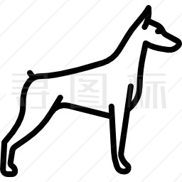 杜宾犬图标