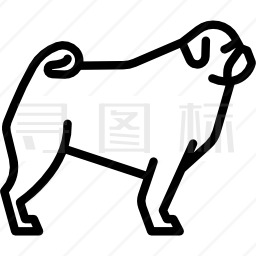 巴哥犬图标