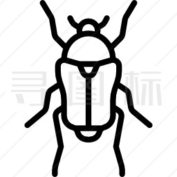 花粉甲虫图标