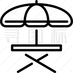表与Sun Umbrella图标