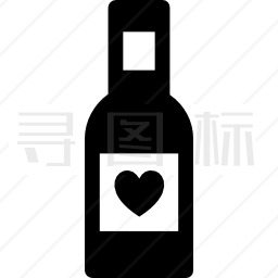 瓶酒图标