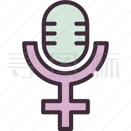 女人的声音图标