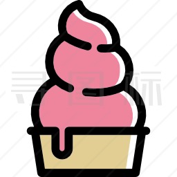 酸奶冰淇淋图标