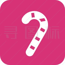 糖果手杖图标