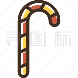 糖果手杖图标