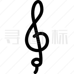 高音谱号图标