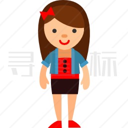 女孩图标